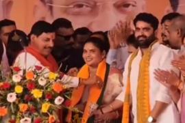 Nirmala Supreme, who was MLA from Bina assembly constituency, Congress MLA joins BJP, Khabargali