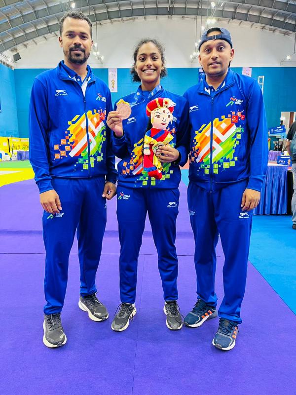 6th Games India, Raipur's daughter Riba baini won bronze medal in fencing, Fencing, Chhattisgarh, Khabargali