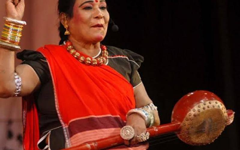 Renowned Pandvani singer Teejan Bai passes away; she died at AIIMS Raipur. raipur chhattisgarh hindi news khabargali 