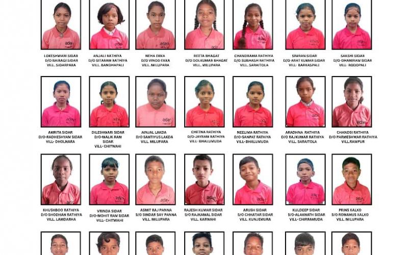 Tamnar children get a new lease of life, 39 selected from Adani Foundation's coaching centre, initiative of Gare Palma-3, Gare Palma-2 and Palma Mining Project, 87 selected in prestigious residential schools in three years, Raigarh, Khabargali