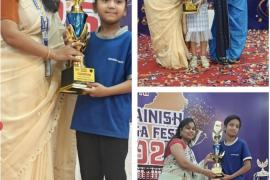 Raipur children showed the power of 'Human Calculator', Shailendra Nagar children hoisted the flag of success in Brainish Abacus Megafest, Vedika Sundarani, Aaradhya Chauhan became 'Champions', Master Trainer of Brainish Abacus Mrs. Deepa Shukla and Trainer Mrs. Sapna Rathore, Chhattisgarh, Khabargali