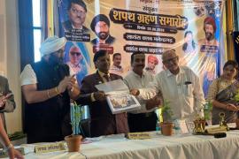 A grand, cinematic-style oath-taking ceremony was held in Manendragarh; a contribution of ₹1.11 lakh was announced for child welfare and old-age home projects. "Quality of service is the true identity of the Lions Club," stated PMJF 8-Star Lion Tilokchand Baradiya (Chhattisgarh Khabargali).