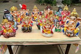 Bappa’ idols made from prison soil; inmates crafted over 500 idols, starting at ₹301. raipur hindi news khabargali 