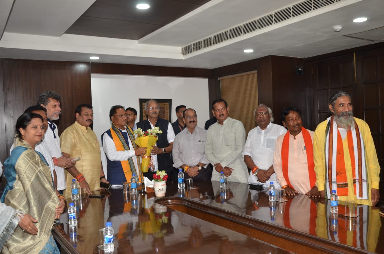 In honour of the newly elected Lok Sabha members of Chhattisgarh, Chief Minister Sai organised a dinner at Chhattisgarh Sadan, Khabargali