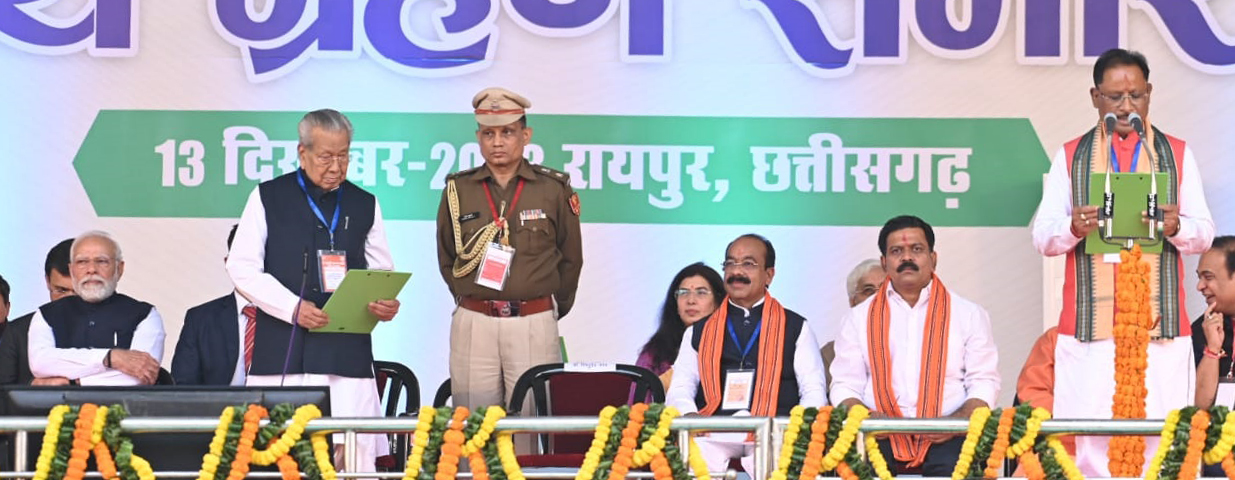 Six months of Vishnu Dev Sai government, development has again picked up pace on the track of good governance, historic decisions have been taken for farmers, women and youth, Chhattisgarh, Khabargali