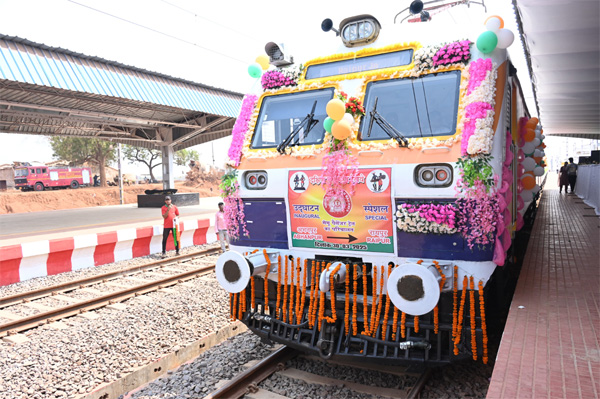 Aabhanpur-Raipur MEMU train service launched, Prime Minister flagged off, Khabargali