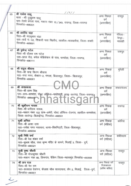 Food Inspector, Recruitment, Posting, Professional Examination Board, Government of Chhattisgarh, news, khabargali