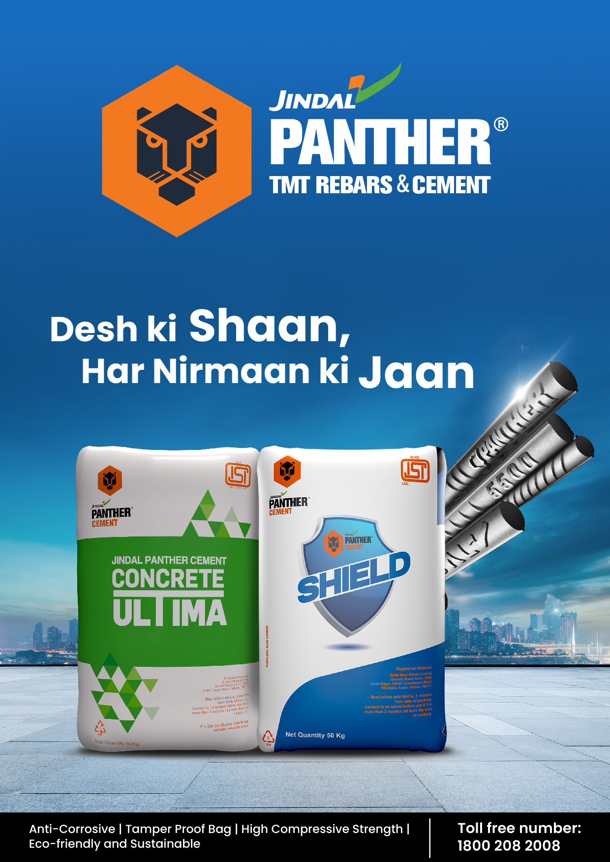 Jindal, panther, tmt bar