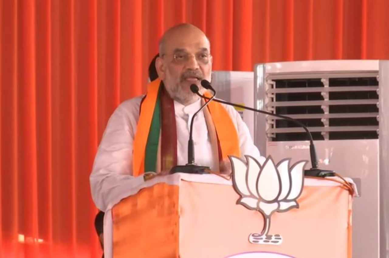 Union Home Minister Amit Shah fiercely targeted the Bhupesh Baghel government of the state, campaigned for the Lok Sabha elections, Durg, Chhattisgarh,khabargali
