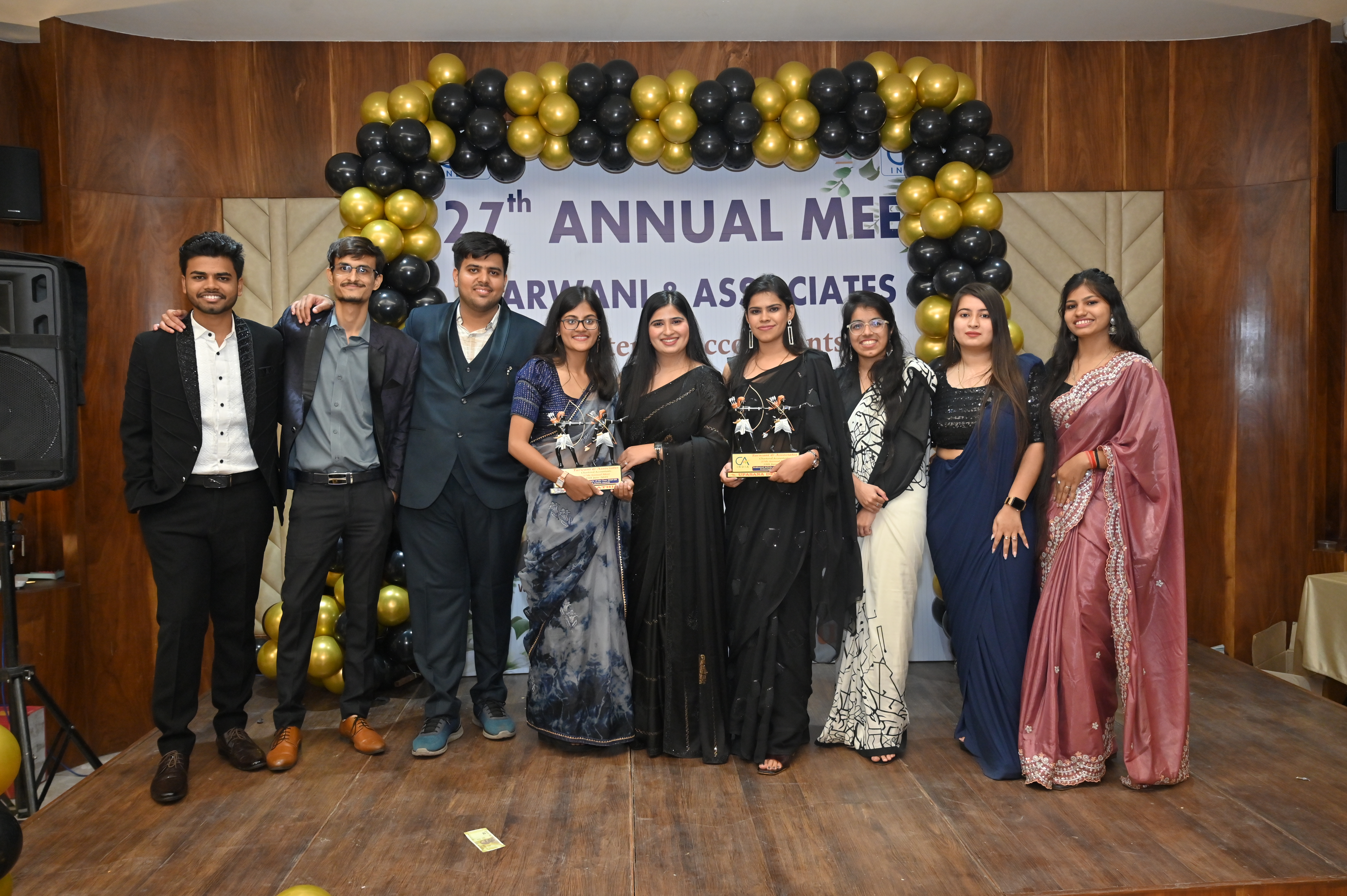 27th Annual Meeting of Tarwani & Associates concluded, Muskan Sharma got BCD and Lokesh Agrawal got Best Article Award, Raipur, Chhattisgarh, Khabargali