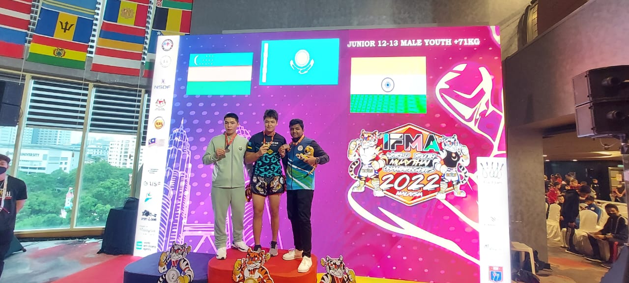 Bastar, Yuvraj Singh Rajput, IFMA World Muay Thai Championship, won bronze medal for India, Chhattisgarh, Khabargali