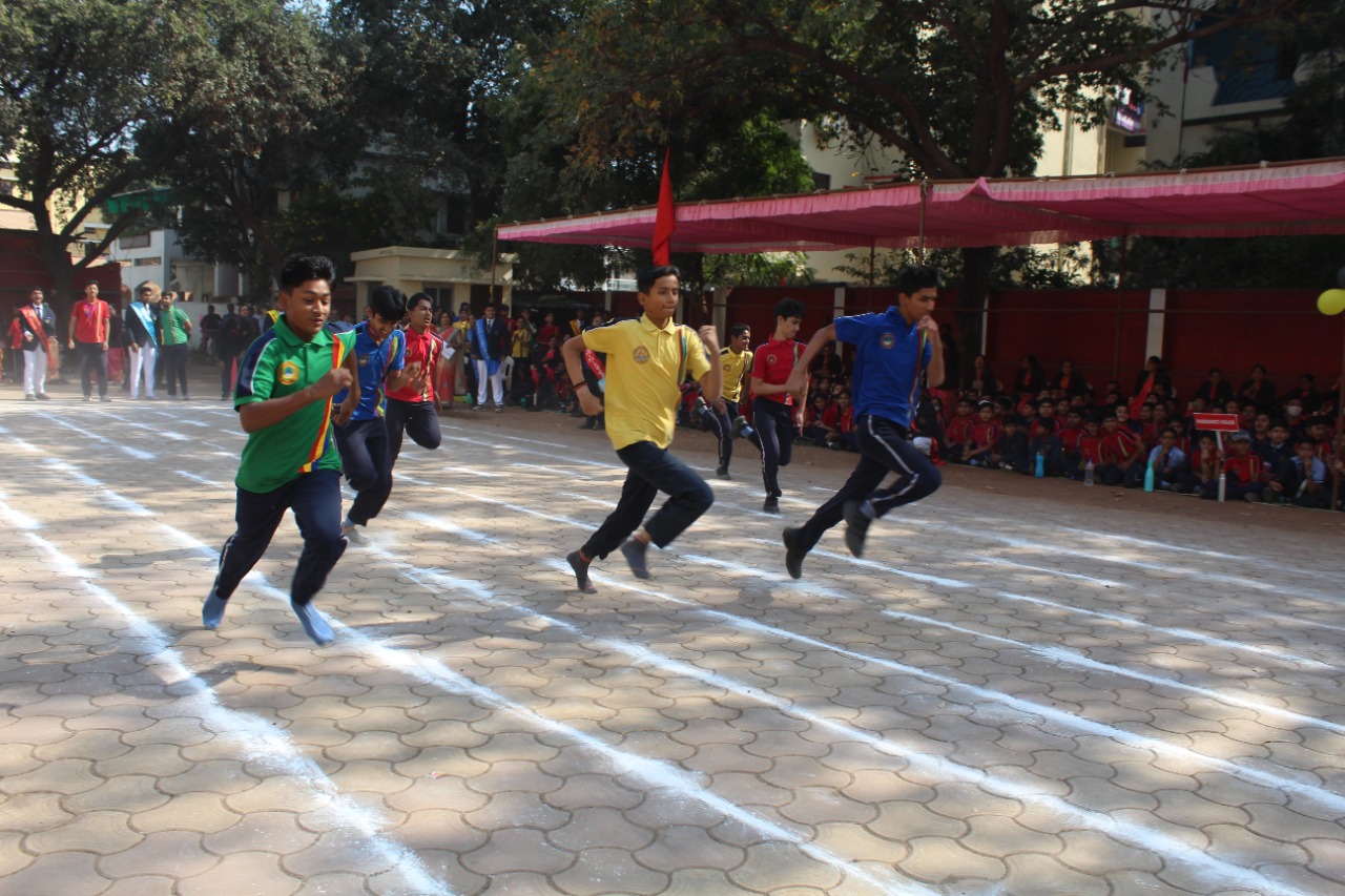 M.G.  M. School, Gayatri Nagar, Raipur, Annual Sports Festival 2022-23, colorful inauguration, Father Thomas Jacob, Chhattisgarh, Khabargali