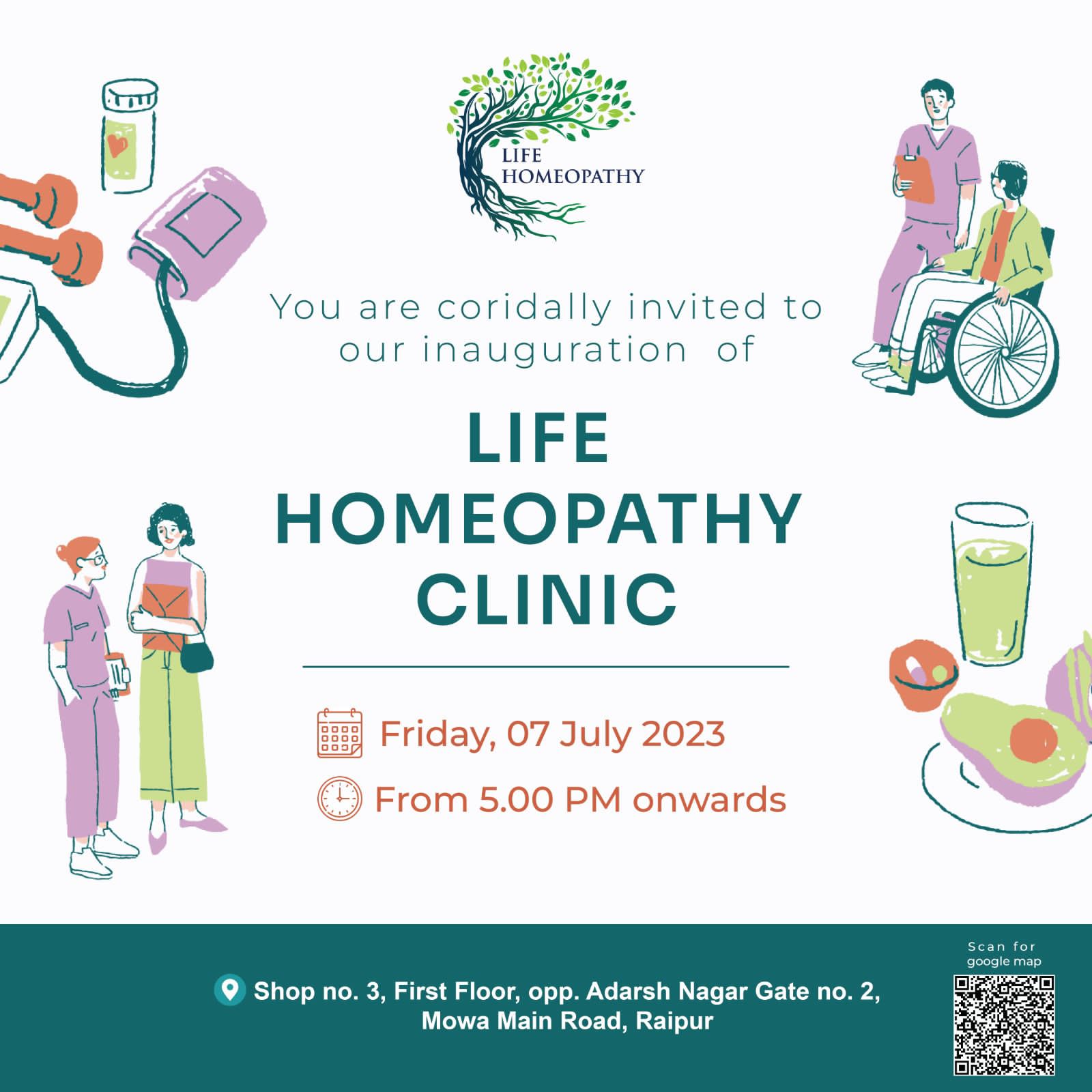  Dr. Rifat Masood, Life Homeopathy Clinic, Vidhan Sabha Road, Opposite Adarsh Nagar Gate No. 2, Mova, Free Medical Camp, Raipur, Chhattisgarh, Khabargali