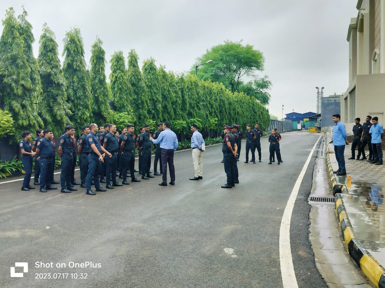 Fire drill was organized in Ambuja Mall, Major Property Disaster Management Security Head Ashwani Sharma, Raipur, Chhattisgarh, khabargali
