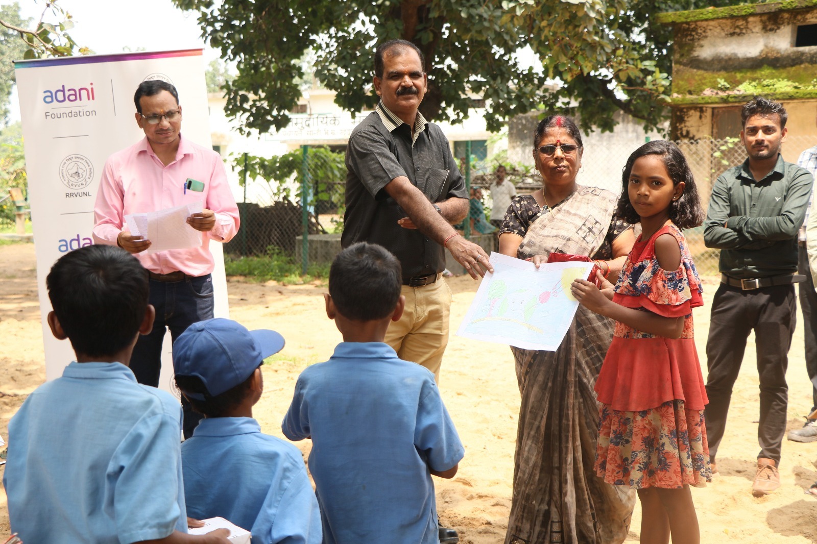 Ozone Day Celebration, Adani Foundation's Special Initiative for Environment Protection Awareness and Education, Village Basan, Parsa, Ghatbarra and Salhi, Chhattisgarh, Khabargali