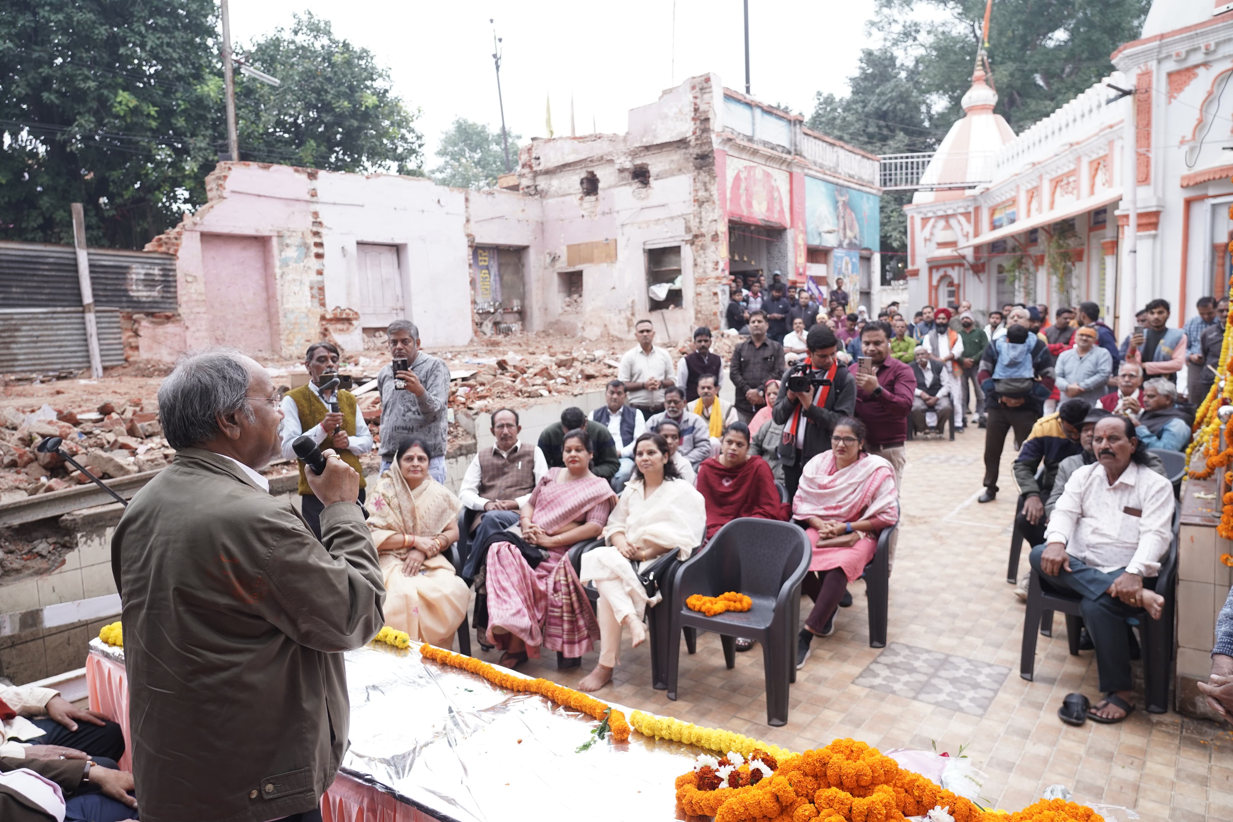 Brijmohan Aggarwal, Bulldozer MLA will again roar in the first public program of the eighth term, Chhattisgarh, Khabargali