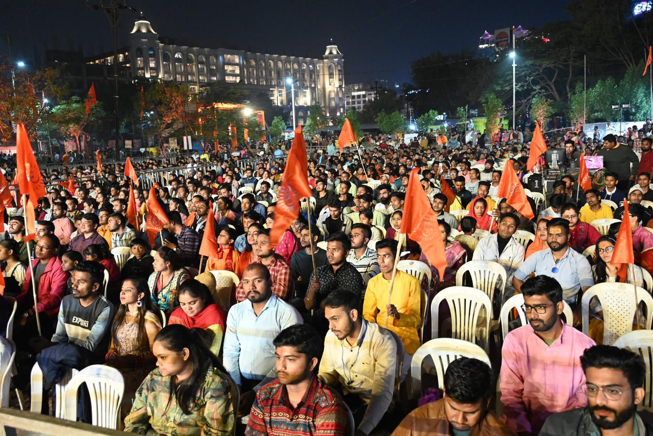 Grand event of Hamar Bhancha Ram on the occasion of Shri Ram Mandir Pran Pratishtha Ayodhya, Shri Ram Mandir Pran Pratishtha Utsav Organizing Committee, Singer Swasti Mehul, Raipur, Chhattisgarh, Khabargali