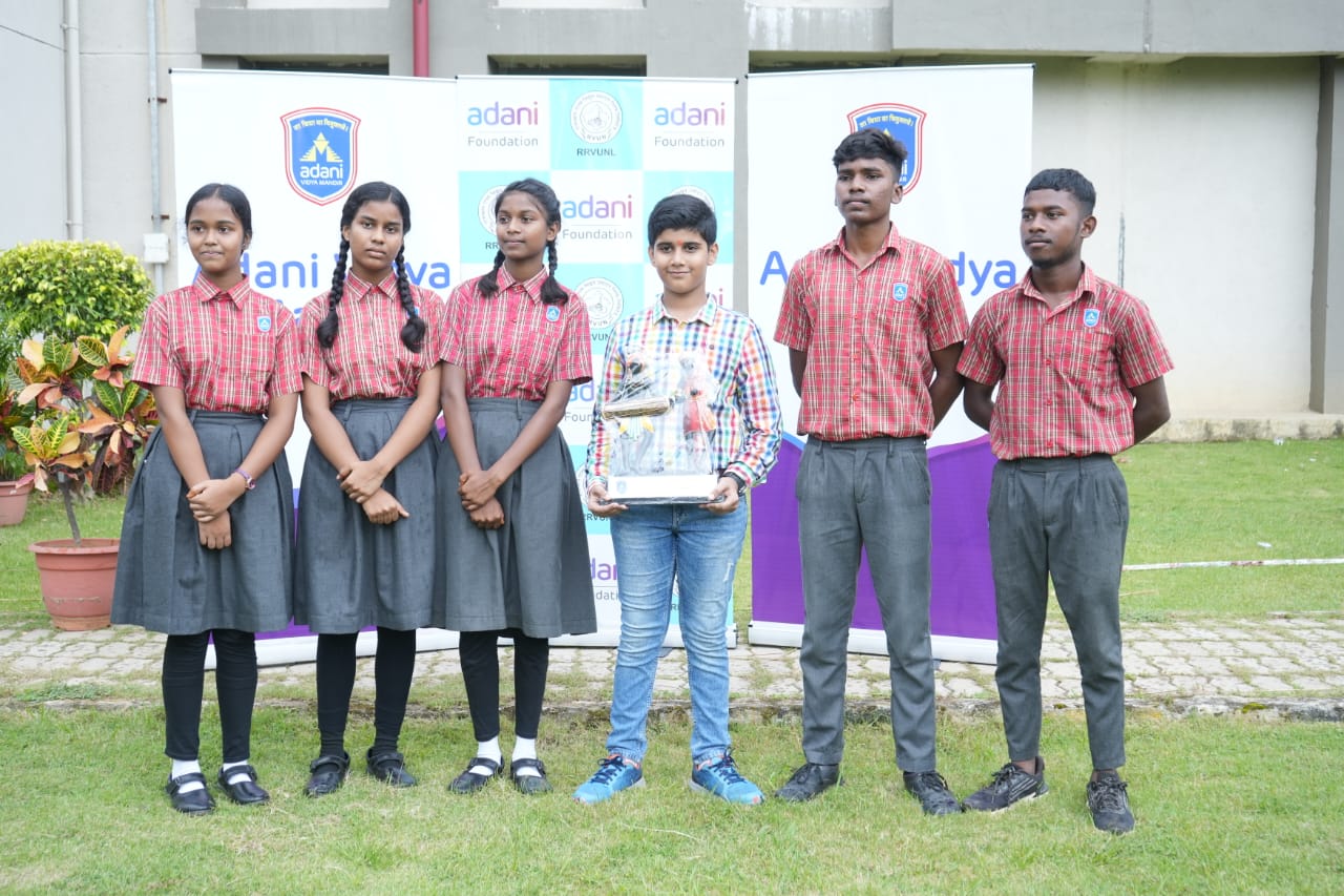 Dr. Aditya Raje Singh, the youngest environmentalist and yoga expert of the state, visited Adani Vidya Mandir and PEKB mine, Akshay Urja Day celebration at Adani Vidya Mandir, Chhattisgarh, Khabargali