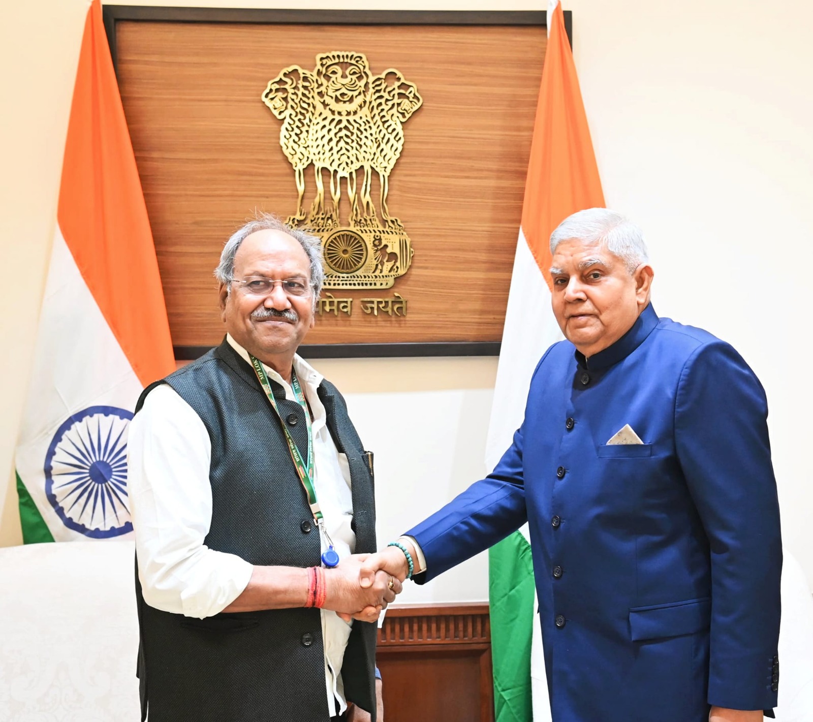 MP Brijmohan raised the issue of rural development in the Lok Sabha, MP Brijmohan met Vice President Jagdeep Dhankhar for the development of Chhattisgarh, Khabargali
