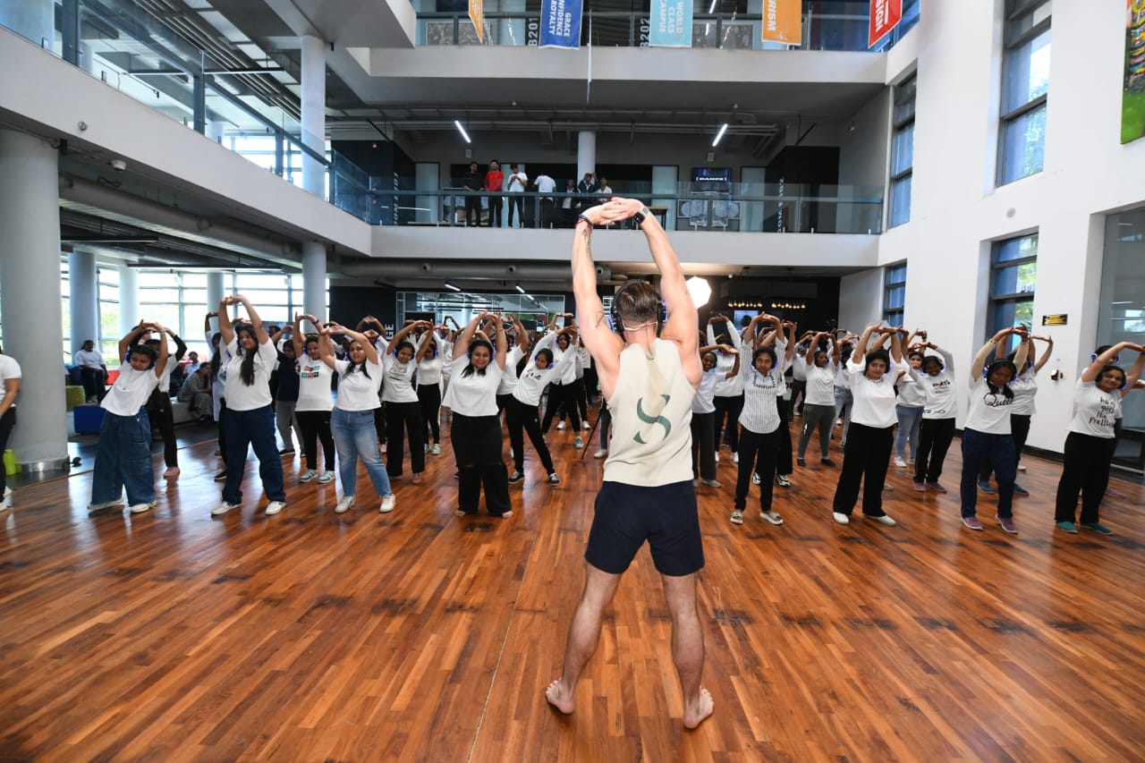 KK Modi University's wellness session concluded with Sanctum, the session is essential for the all-round development of students - Charu Modi, KKMU, Bhilai, Durg, Chhattisgarh, Khabargali