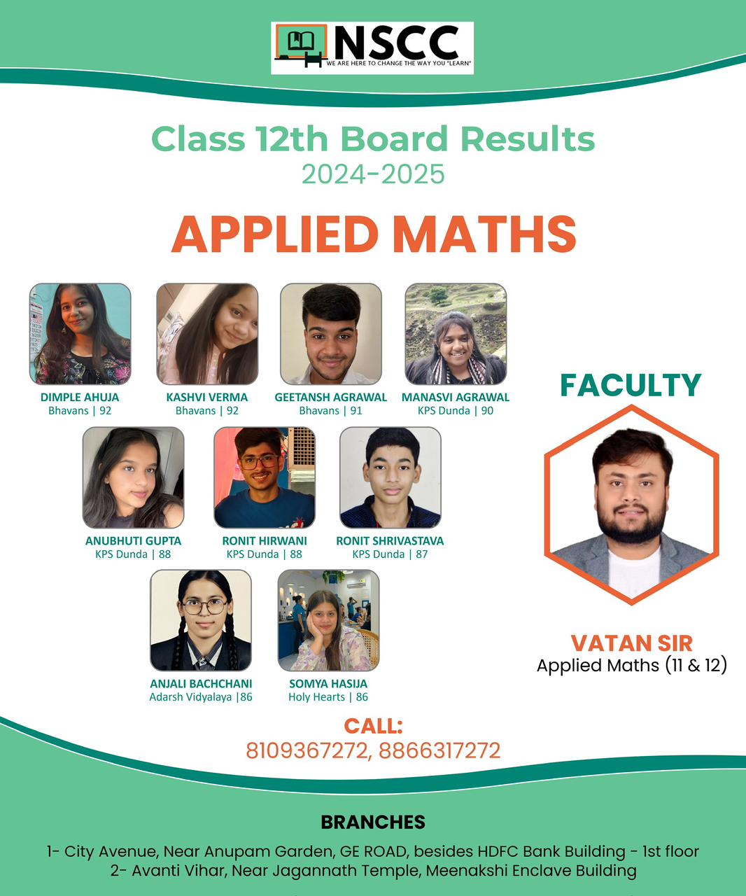 NSCC's great achievement in CBSE Board, student scored full 100 marks in Accounts, 37 students scored more than 90% marks, NSCC, Nikku Sir Commerce Classes, Narendra Singh Gill, Accountancy, Economics, Business Studies Coaching Class, Near Anupam Garden, HDFC Bank Building 1st Floor GE Road, Raipur, Near Jagannath Temple, Gayatri Nagar, Meenakshi Enclave Raipur, Chhattisgarh, Khabargali