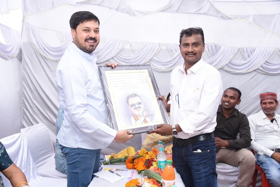 MLA Anuj inaugurated Universal Public School, Dharsiva MLA Padmashree Anuj Sharma, Mandhar, Chhattisgarh, Khabargali