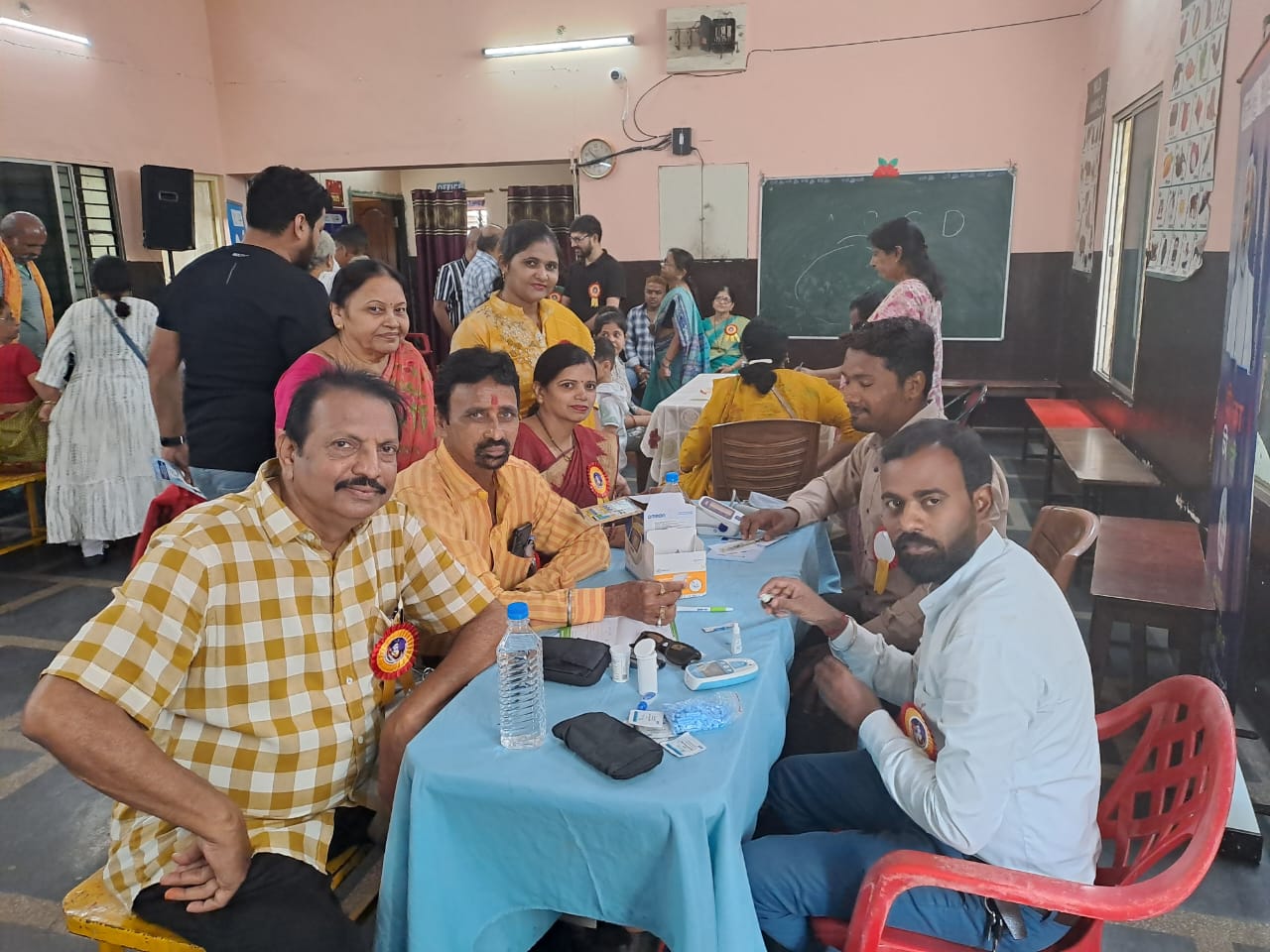 Huge health camp organized by Saint Shri Gajanan Maharaj Institute, Raipur, Chhattisgarh, Khabargali