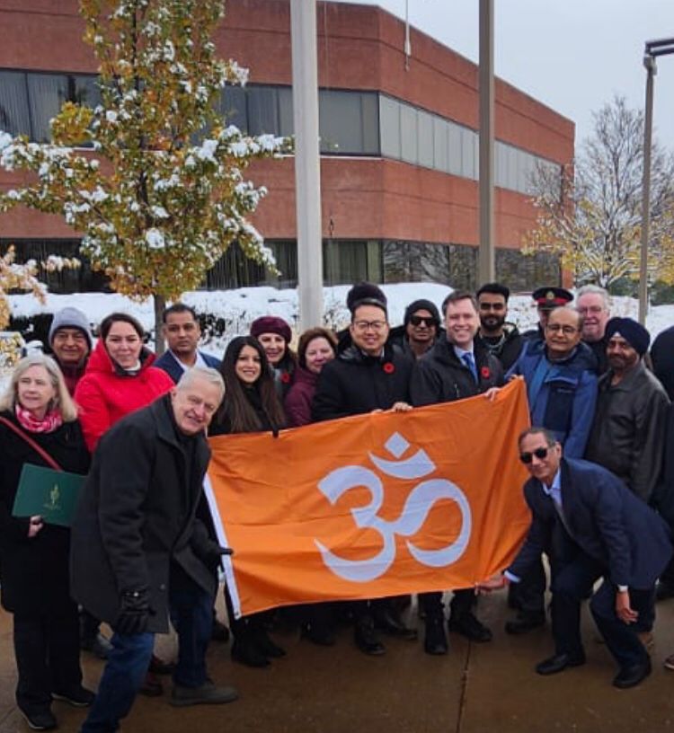 Technological solutions to economic challenges, Canadian Hindu community gives new approach, gives perfect answer to Trump's economic challenges, Anurag Srivastava, native of Raipur, Chhattisgarh, Hindu Heritage Month, MP Seema Akan, representative of Foreign Minister Anita Anand, MPP Effie Trentinopolis, Mayor Rob Burton, Council member Nav Nanda, Raipur, Oakville, Khabargali
