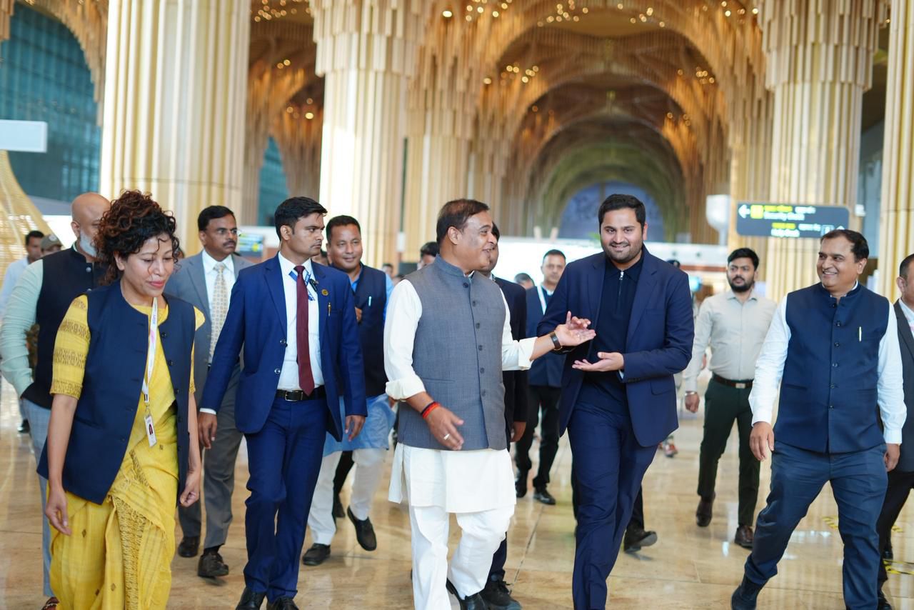 Expansion of Guwahati Terminal, Assam's connectivity gets a new boost, capacity up to 1 crore 30 lakh, Chief Minister Dr. Himanta Biswa Sharma, Jeet Adani, Khabargali