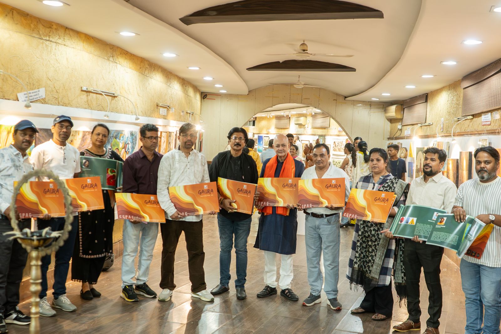 ‘Gaura’ - National Visual Arts Exhibition: Art has always been a powerful medium of expression, reflection and change, Minister Guru Khuswant Saheb, Chhattisgarh Progressive Artists Group, Raipur, Chhattisgarh, Khabargali