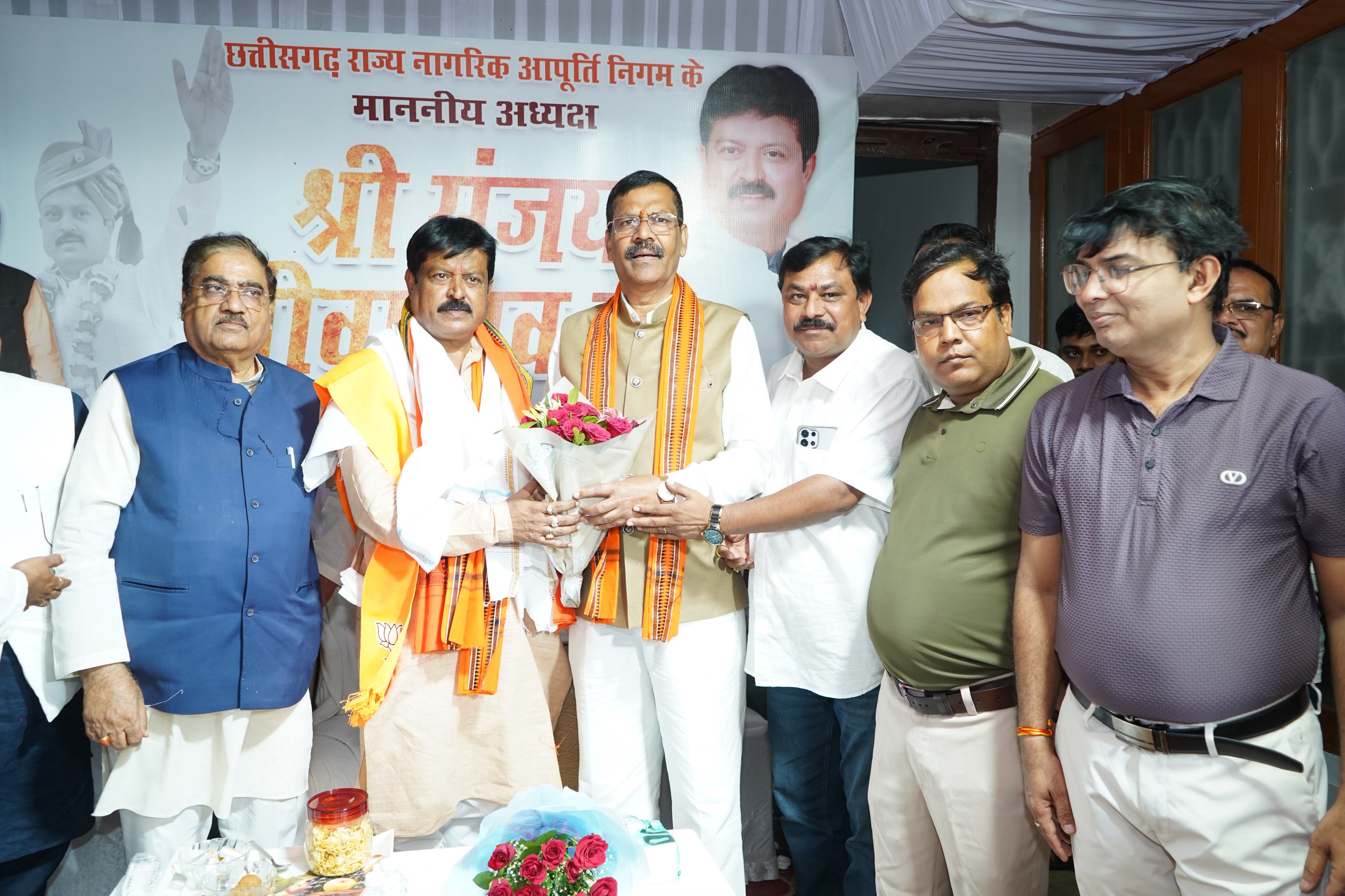 Chairman of Chhattisgarh State Civil Supplies Corporation and senior BJP leader Sanjay Srivastava, Sanjay Srivastava's birthday, Raipur News, Chhattisgarh BJP, Vishnudev Sai, Dr. Raman Singh, Khabargali