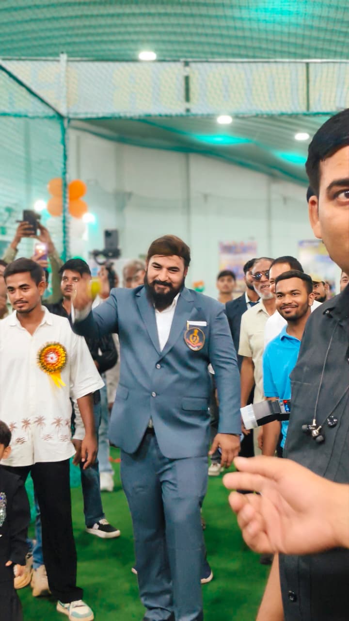Terminator Indoor Cricket Arena Raipur, Terminator Cricket Academy Raipur, indoor cricket academy Raipur, cricket academy in Raipur, TICA Raipur, indoor cricket facility Chhattisgarh, Dr Shabab Qureshi, cricket training Raipur, chhattisgarh, Khabargali 