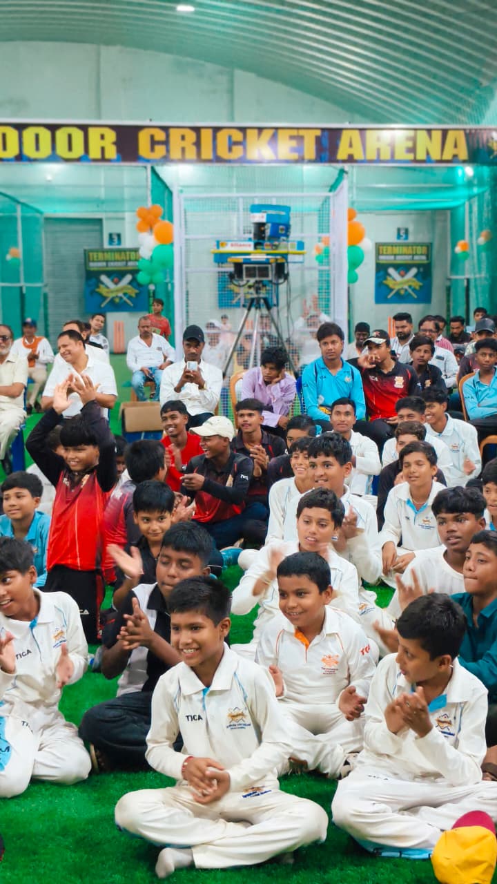 Terminator Indoor Cricket Arena Raipur, Terminator Cricket Academy Raipur, indoor cricket academy Raipur, cricket academy in Raipur, TICA Raipur, indoor cricket facility Chhattisgarh, Dr Shabab Qureshi, cricket training Raipur, chhattisgarh, Khabargali 