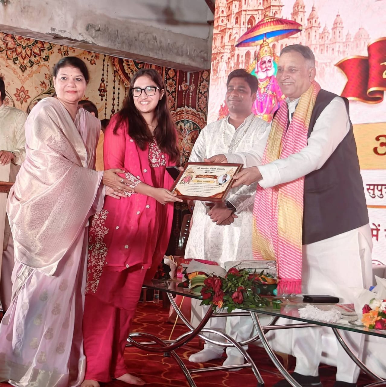 Former Union Education Minister and Sambalpur Lok Sabha constituency MP Dharmendra Pradhan, Chairman of Disabled Finance and Development Corporation of Chhattisgarh Government Lokesh Kavadiya, Shri Agrasen Jayanti Celebration, Maharaja Agrasen, Sambalpur News, Khabargali