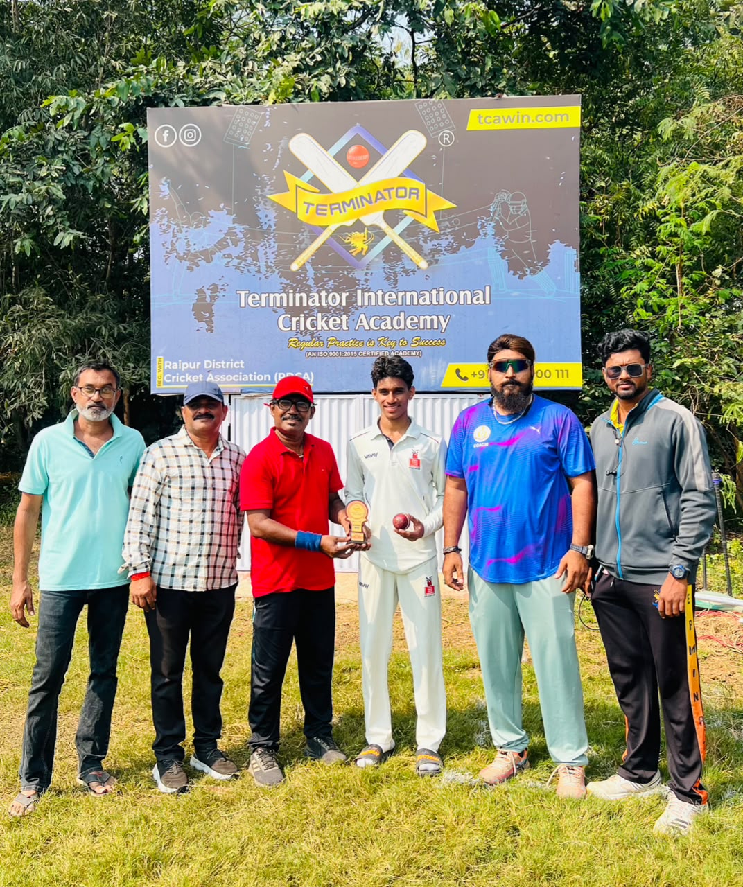Terminator International Cricket Academy, Raipur Competition: Terminator Vipra State Level School Champions Trophy Season 6, Director & NIS Cricket Coach Dr. Shabab Qureshi, Chhattisgarh, Khabargali