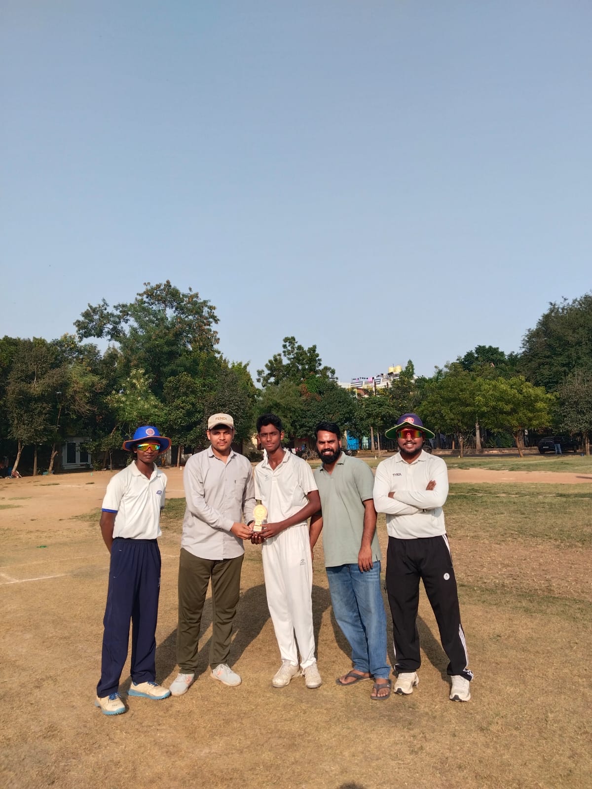 Aryan Sharma scores 120 runs in the School Cricket Tournament, Raipur; Disha Public School wins the 'Cricket Terminator School Champions Trophy',Season 6, Chhattisgarh School Cricket, Terminator International Cricket Academy; Director and NIS Cricket Coach: Dr. Shabab Quraishi; Chhattisgarh, Khabargali.