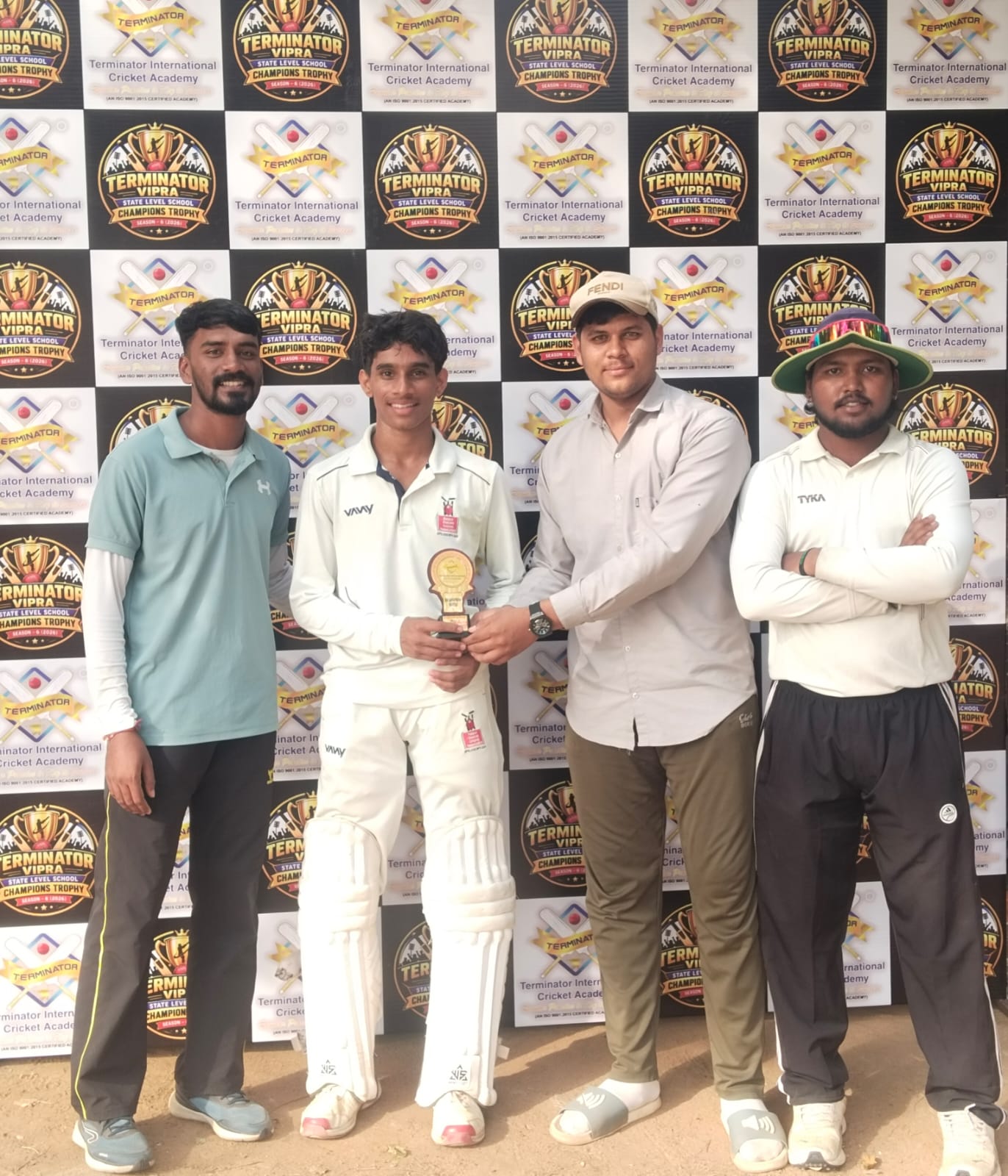 Terminator Vipra School Champions Trophy: MGM School beat The Radiant Way School by 67 runs, Shriyansh Sharma became Man of the Match, Weidner Memorial and Shri Shankaracharya Vidyalaya also registered victories, Raipur, Chhattisgarh, Khabargali