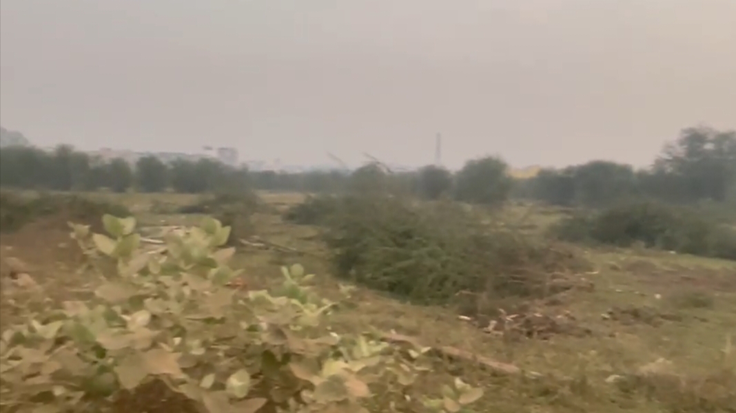 Boundary wall and government electricity meter broken to capture land in Saddu area, Raipur, Chhattisgarh, Khabargali