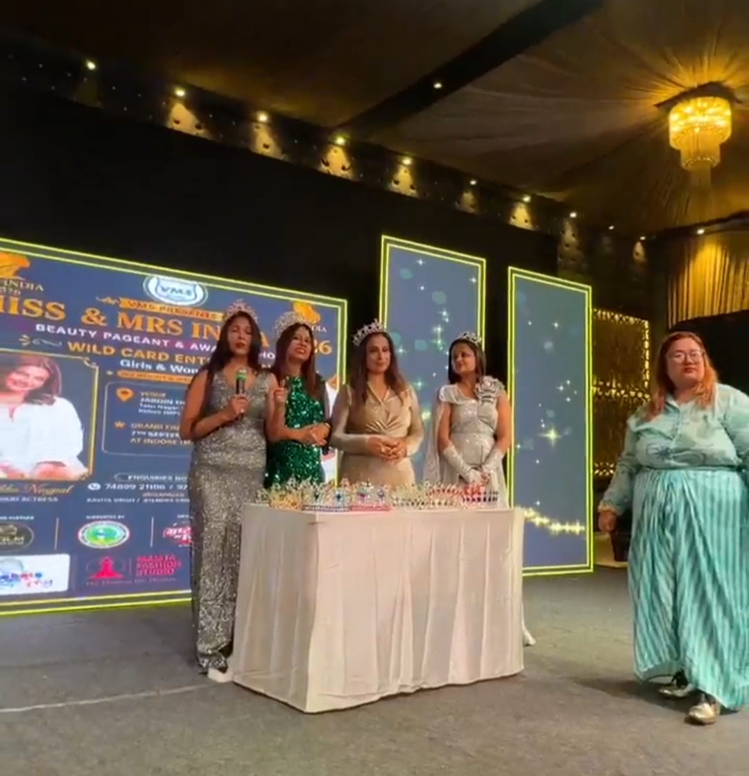 Raipur's Unnati Shukla and Chanchal Sahu won the title of Mrs. India and Miss India 2026 in Indore, Chhattisgarh, Khabargali