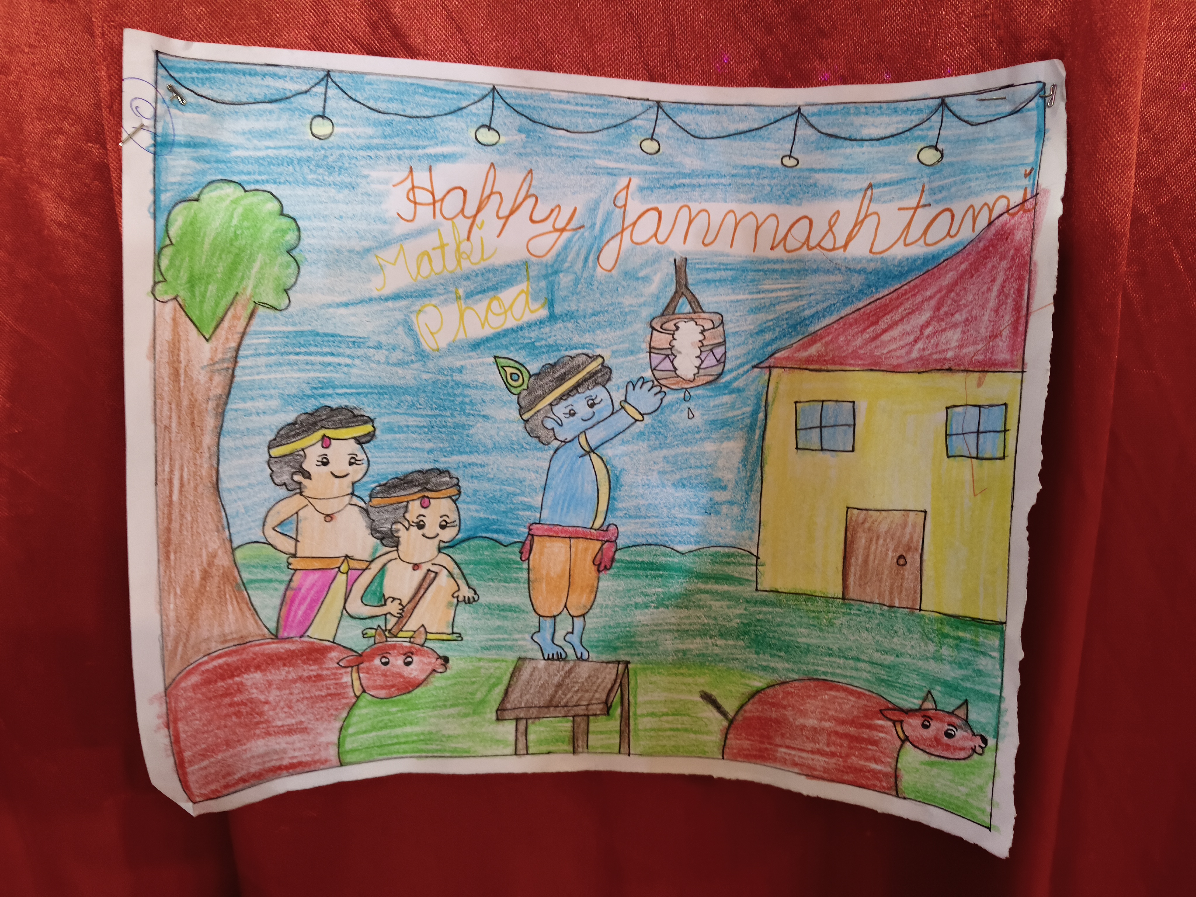 Raipur Navratri Festival, Gayatri Nagar Temple, Siddhi Vinayak Temple Raipur, Children's Painting Competition, Navratri Garba Raipur, Rangoli Competition, Chhattisgarh, Khabargali