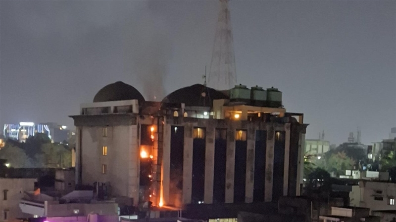 Raipur, Rajdhani's Hotel Babylan, located on Jail Road, caught fire, Khabargali
