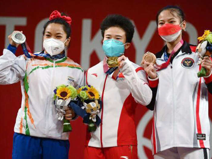 ​    ​India's daughter, Mirabai Chanu, Chinese athlete Jijihu, dope test positive, Tokyo Olympics, Silver, Khabargali