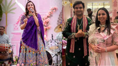 Jai Jai Indresh Upadhyay tied the knot of marriage, took seven rounds with Shipra Sharma of Haryana, Jaipur, Vrindavan, Brij, Krishna, Radhe, Govardhan, Gopi, Ashtanidhi, Mother Cow, Mother Yashoda, Mother Devaki, Nand Baba, Vasudev Ji, Vrishbhanu Ji, Mother Kirti, Eight Friends, Eight Friends, Govardhan, Yamuna Ji, Mathura, Khabargali