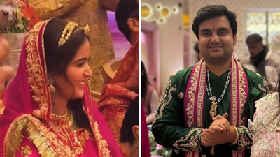 Jai Jai Indresh Upadhyay tied the knot of marriage, took seven rounds with Shipra Sharma of Haryana, Jaipur, Vrindavan, Brij, Krishna, Radhe, Govardhan, Gopi, Ashtanidhi, Mother Cow, Mother Yashoda, Mother Devaki, Nand Baba, Vasudev Ji, Vrishbhanu Ji, Mother Kirti, Eight Friends, Eight Friends, Govardhan, Yamuna Ji, Mathura, Khabargali