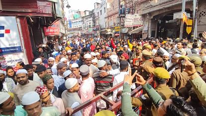 Gyanvapi, Varanasi, Muslim side also got a blow from the High Court, worship will continue in the basement, Gyanvapi filled with crowd of Namazis, people stopped at gate number 4 of Kashi Vishwanath Dham;  Surveillance through drone, Mohammad Yasin, Joint Secretary of Anjuman Intejamia Masjid Committee, Khabargali