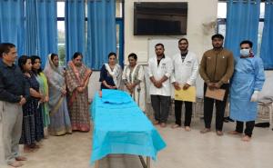 Seven-month-old premature baby donated his body at Bhopal AIIMS, given final farewell with guard of honour hindi News latest news bhopal news khabargali 