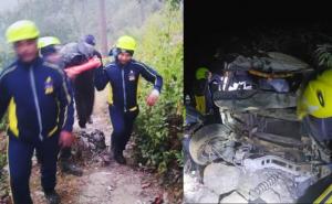 Accident while returning from a wedding procession, Bolero falls into a 200 feet deep ditch, 5 people including mother and son die. Accident news hindi News latest news khabargali