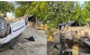  BJP leader rams car with Thar, former sarpanch and son killed hindi News big news khabargali 