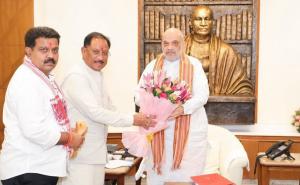 Proposal to establish All India Institute of Ayurveda in Chhattisgarh, Chief Minister Vishnudev Sai met Amit Shah cg hindi News latest news khabargali 