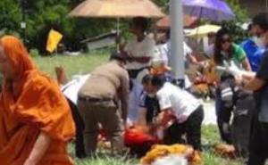 Horrific road accident in Thailand: 11-year-old boy drives truck into group of monks; 9 dead, 14 injured. Hindi news latest news khabargali 